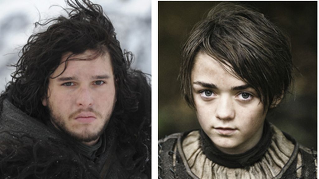 Jon Snow y Arya Stark