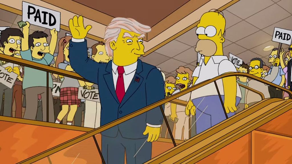 Donald Trump, Los simpsons