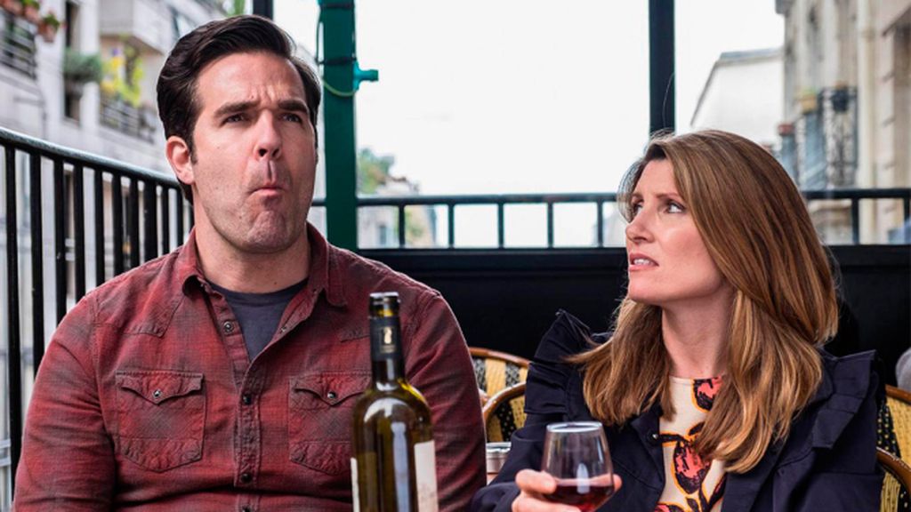 Rob Delaney y Sharon Horgan son Rob Norris y Sharon Morris en 'Catastrophe'