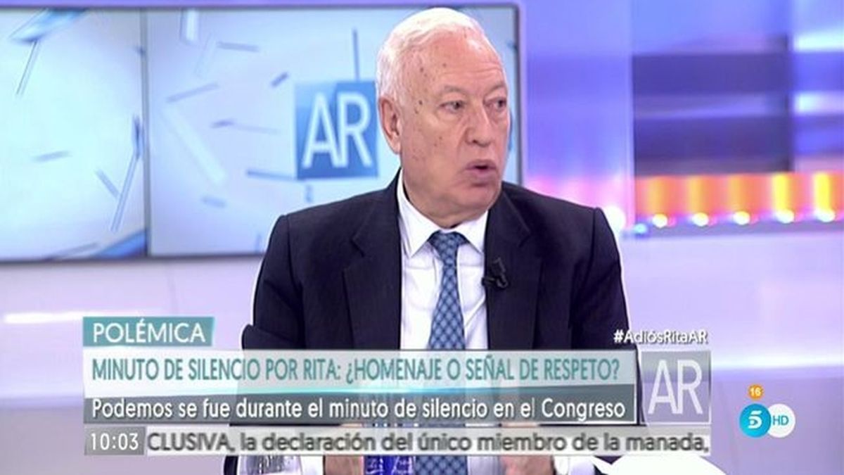 El exministro Margallo, analista en 'El programa de Ana Rosa'