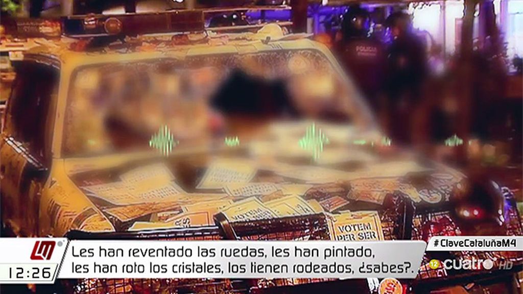 Así se vivió el altercado en la consellería de Economía: “Hay un pelotón atrapado, 18 compañeros atrincherados”