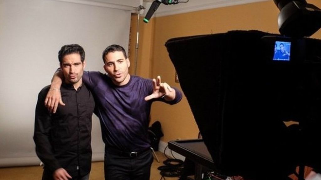 Miguel Ángel Silvestre y Alfonso Herrera