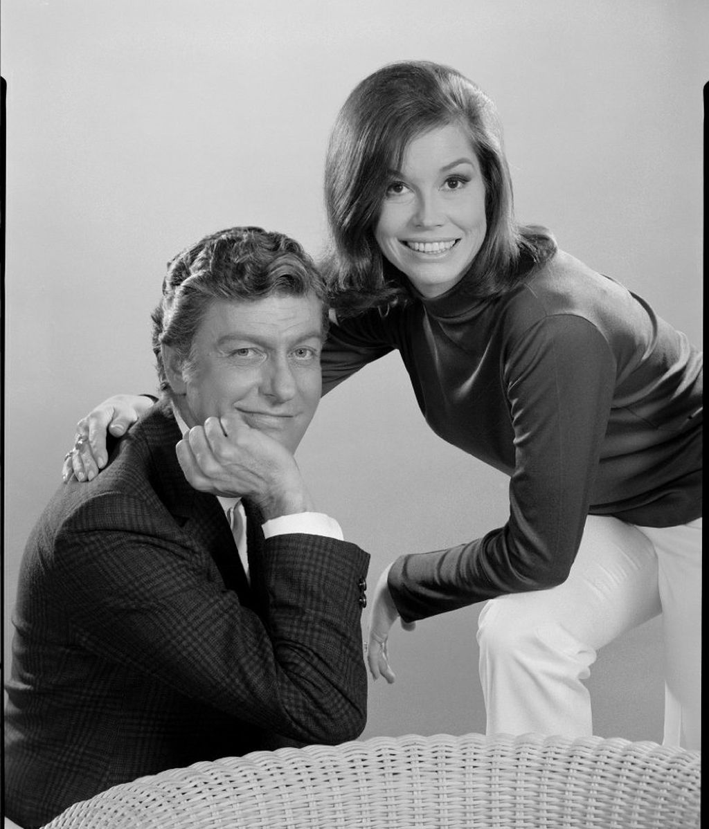 Mary Taylor Moore con Dick Van Dyke