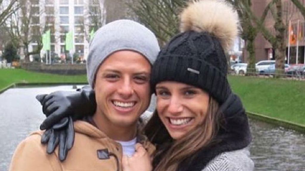 Chicharito y Lucía Villalón