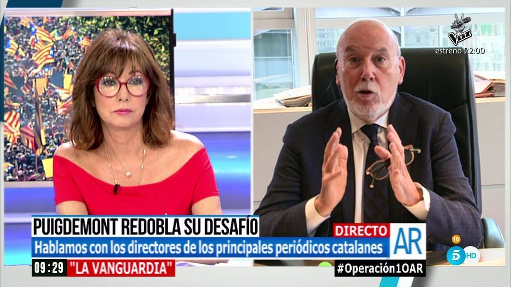 Marius Carol, director de La Vanguardia: "No me extrañaría que Puigdemont hiciera una declaración unilateral de independencia"