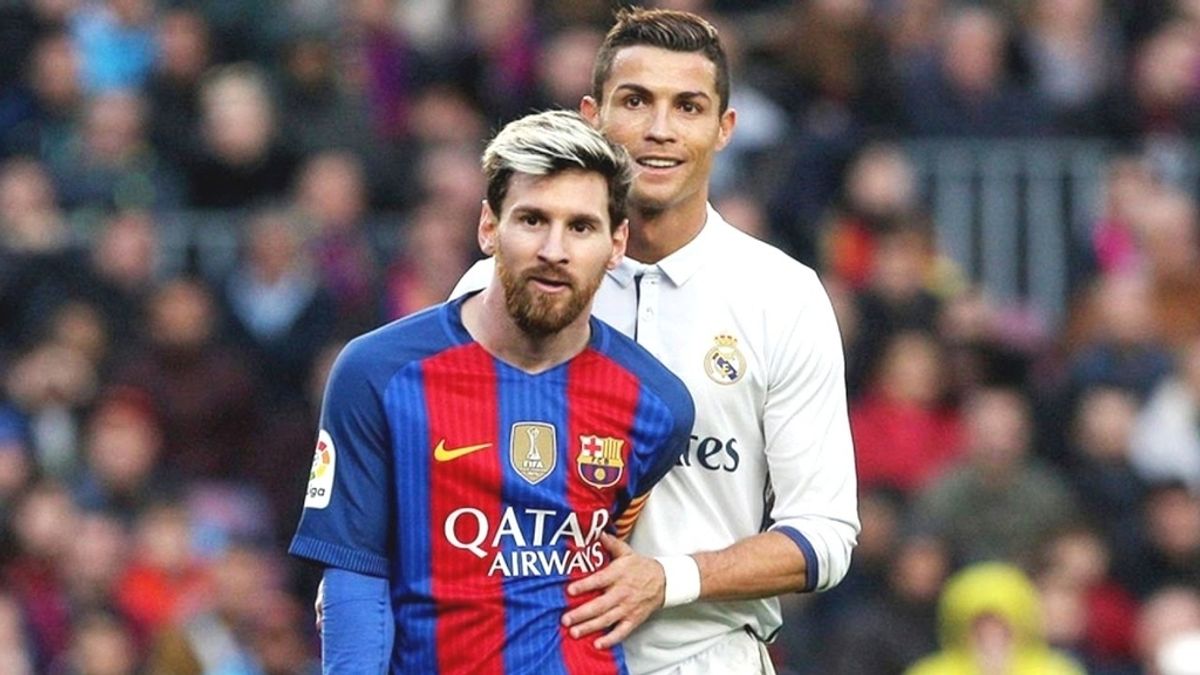 Lionel Messi y Cristiano Ronaldo, jugadores del F.C. Barcelona y del Real Madrid