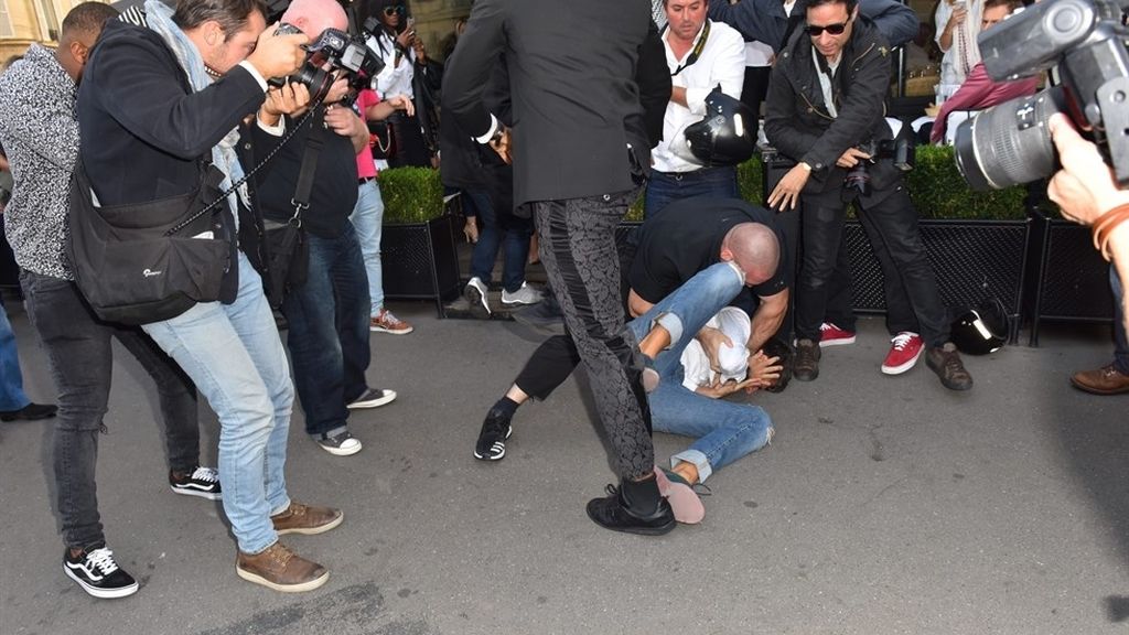 Kim Kardashian agresión