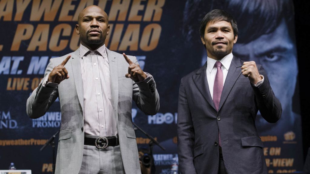 Floyd Mayweather y Manny Pacquiao