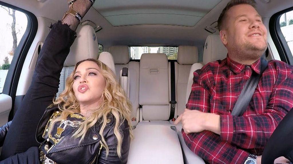 Madonna en el programa 'Carpool Karaoke'