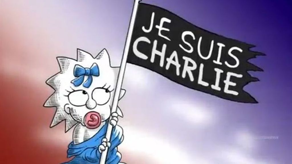 'Los simpson' "Je suis Charlie"