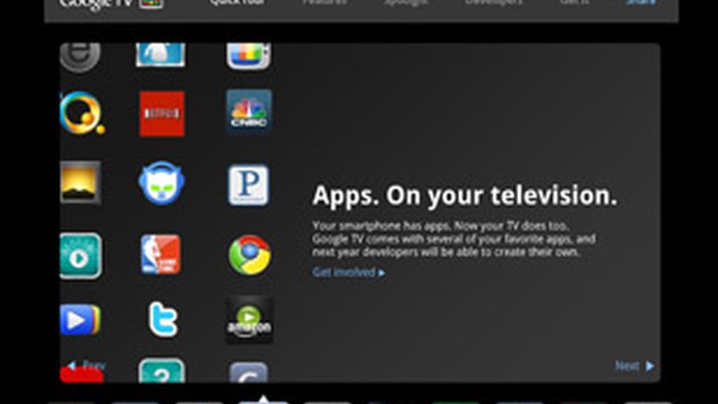 Las 'majors' dan plantón a Google TV