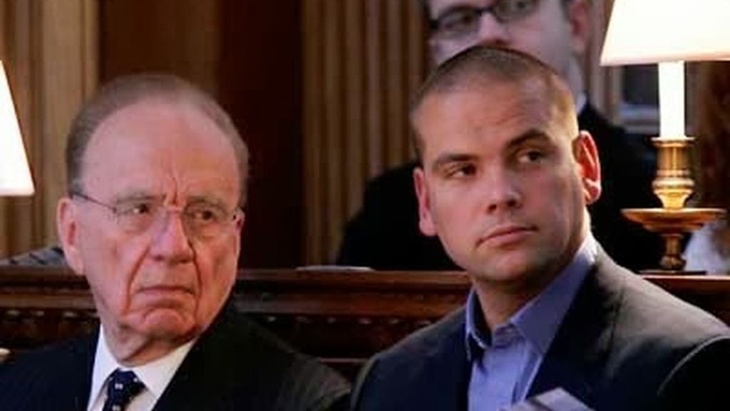 Rupert y Lachlan Murdoch