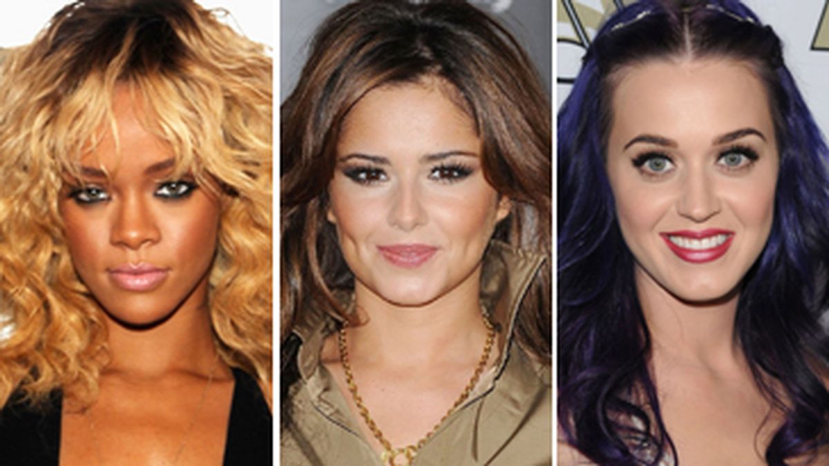 Rihanna, Cheryl Cole y Katy Perry, 'Styled to rock'