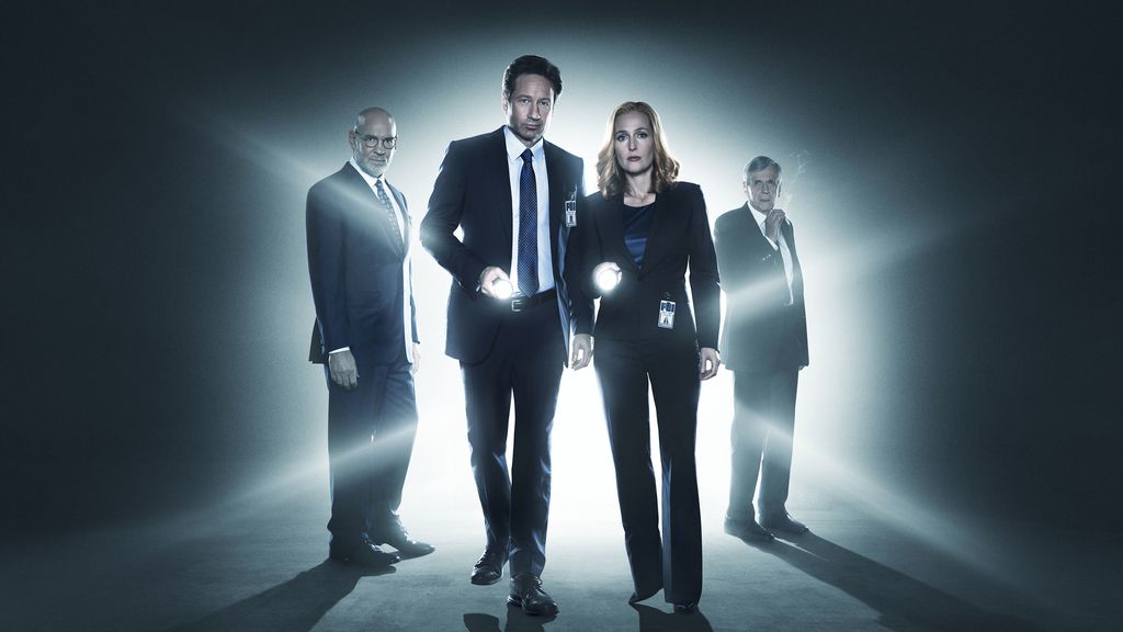 Imágenes de David Duchovny y Gillian Anderson en 'Expediente X'