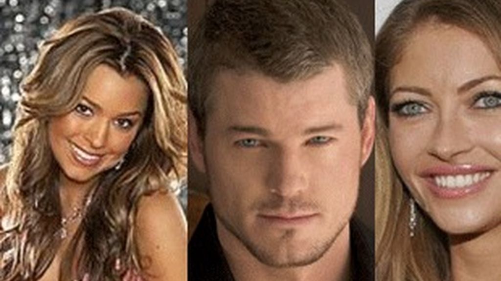 Keri Ann Peniche (izquierda), Eric Dane y Rebecca Gayheart.