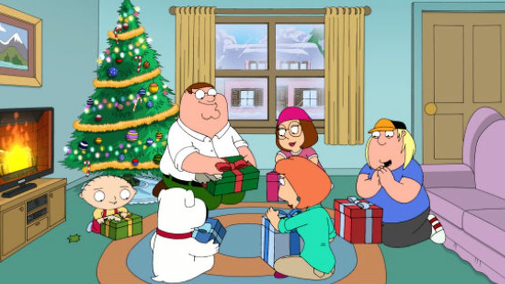 Padre de familia en Navidad