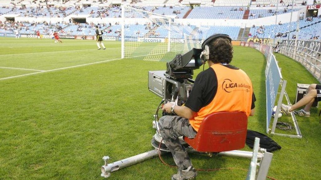 Cámara partido fútbol