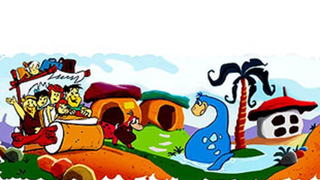 Logotipo de Google en honor a 'Los Picapiedra'.