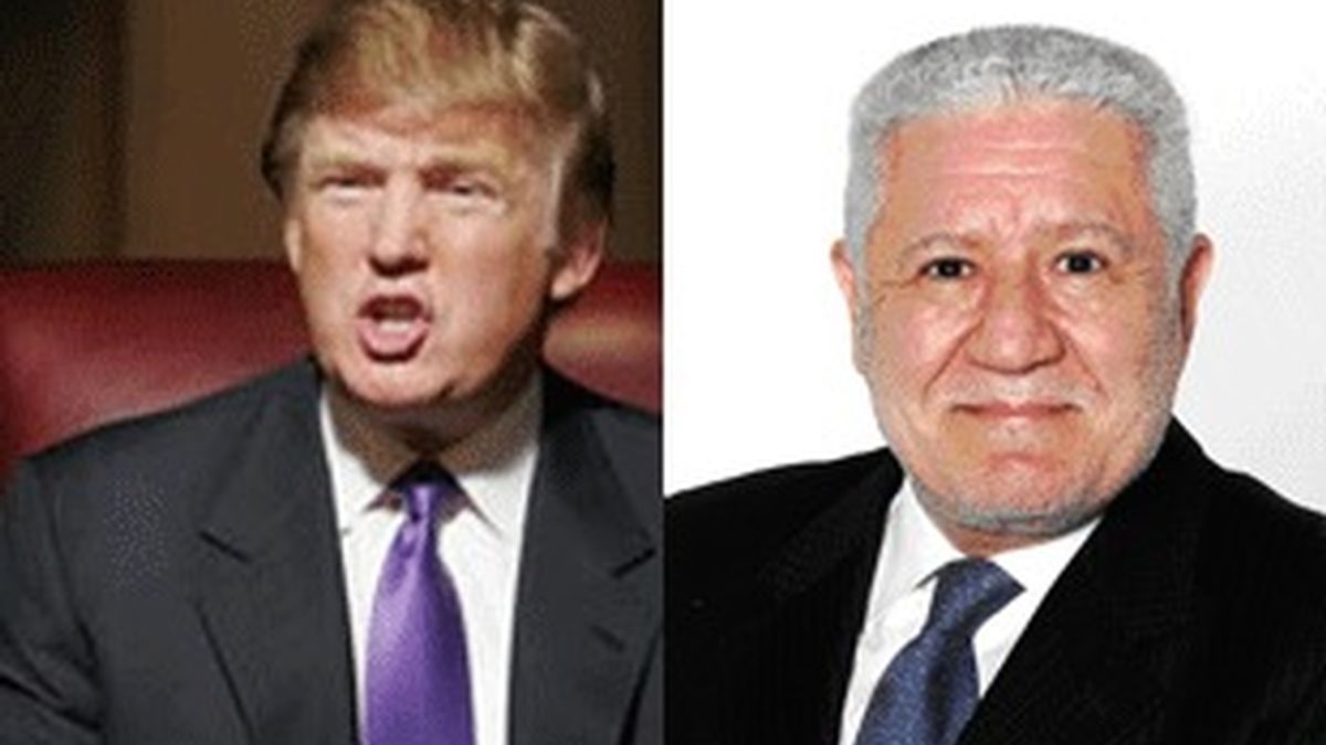 Donald Trump (izquierda) y Lluis Bassat.