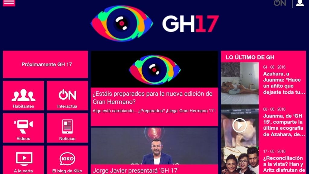 App OFICIAL de 'Gran hermano 17'