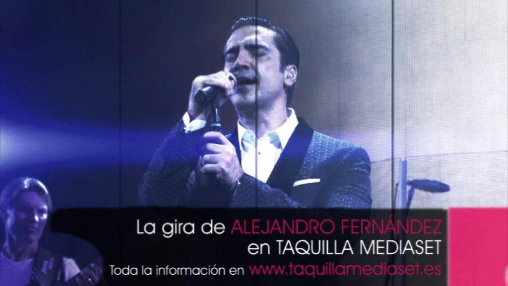 La gira de Alejandro Fernández aterriza en Taquilla Mediaset