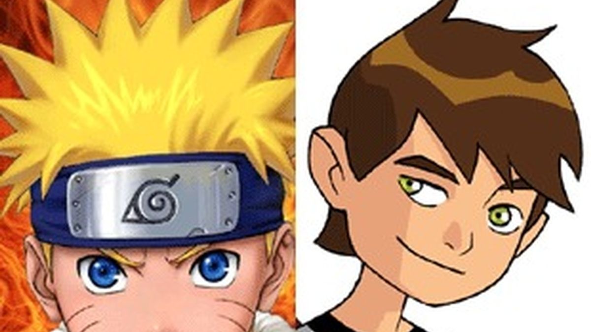 Fotogramas de las series 'Naruto' (izquierda) y 'Ben 10'.