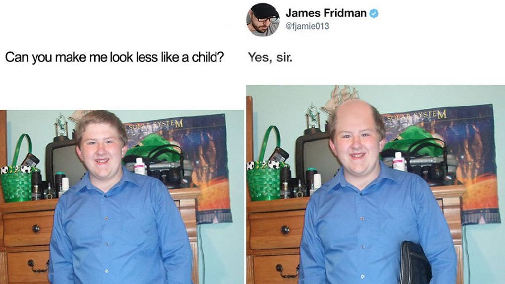 Piden a James Fridman que arregle sus fotos y el resultado les deja perplejos