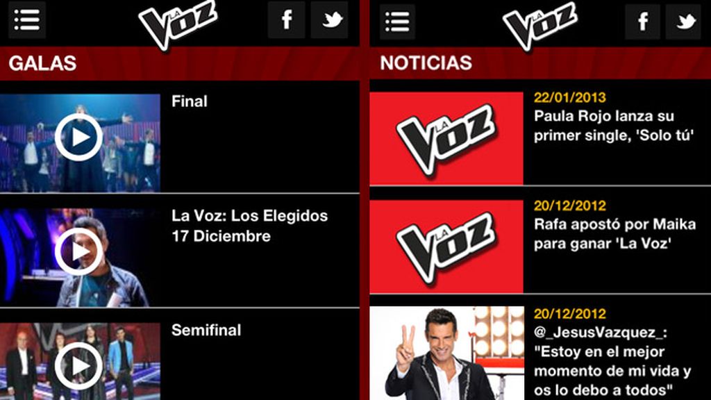 Vídeos y notis