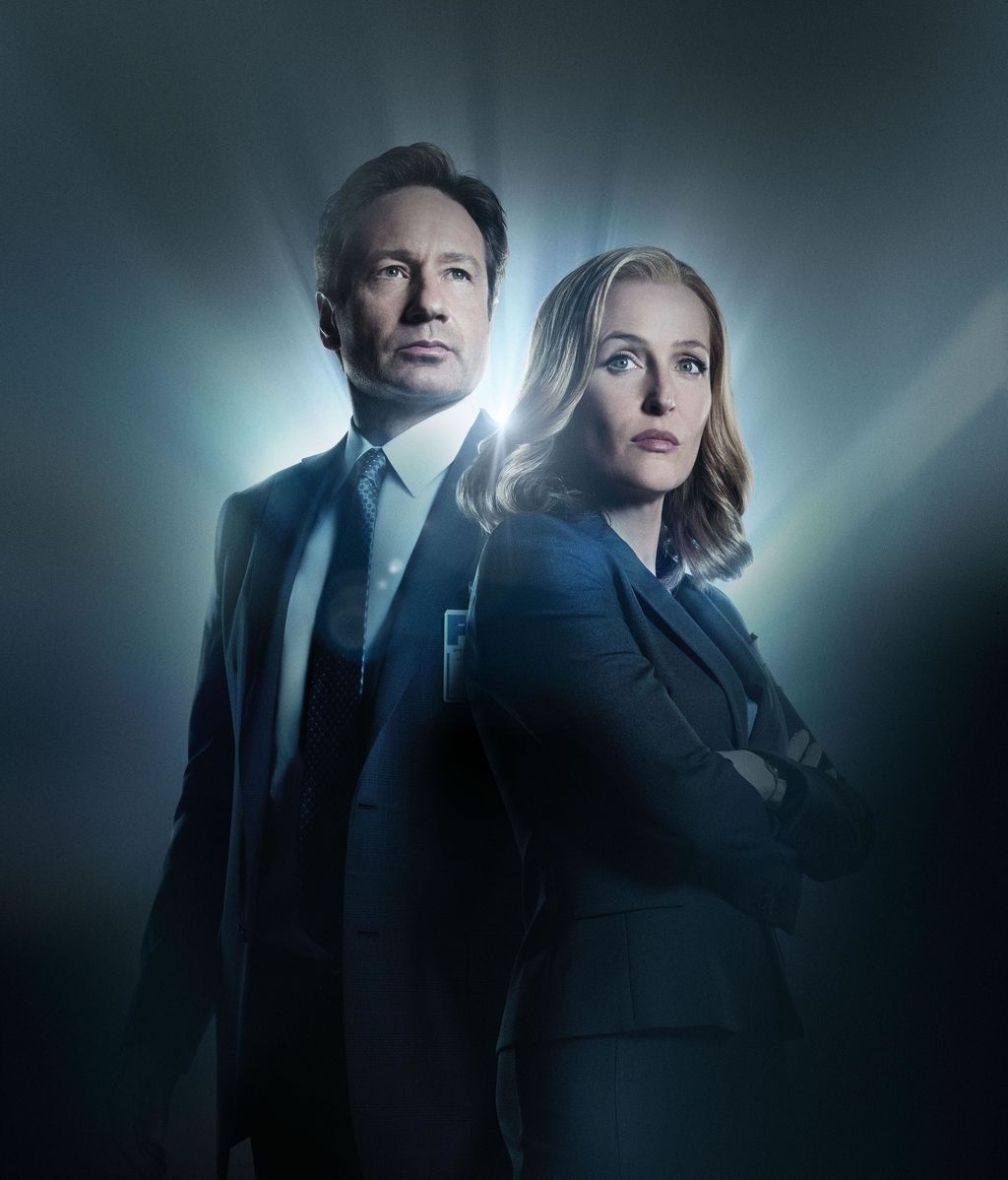 Imágenes de David Duchovny y Gillian Anderson en 'Expediente X'