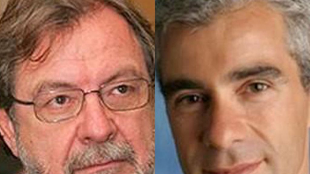 Juan Luis Cebrián, consejero delegado de Prisa, y Martín E. Franklin, presidente de Liberty.
