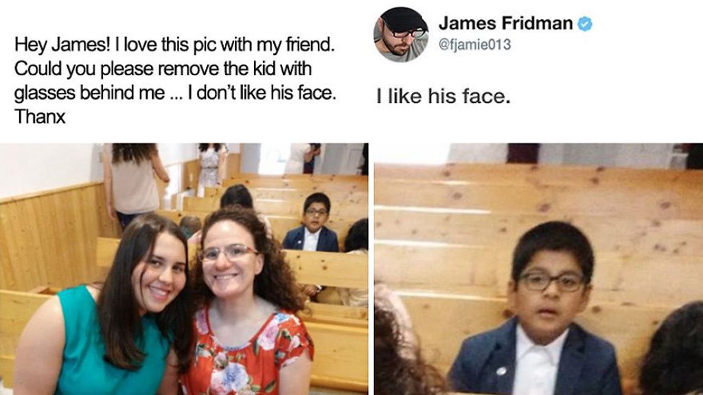 Piden a James Fridman que arregle sus fotos y el resultado les deja perplejos