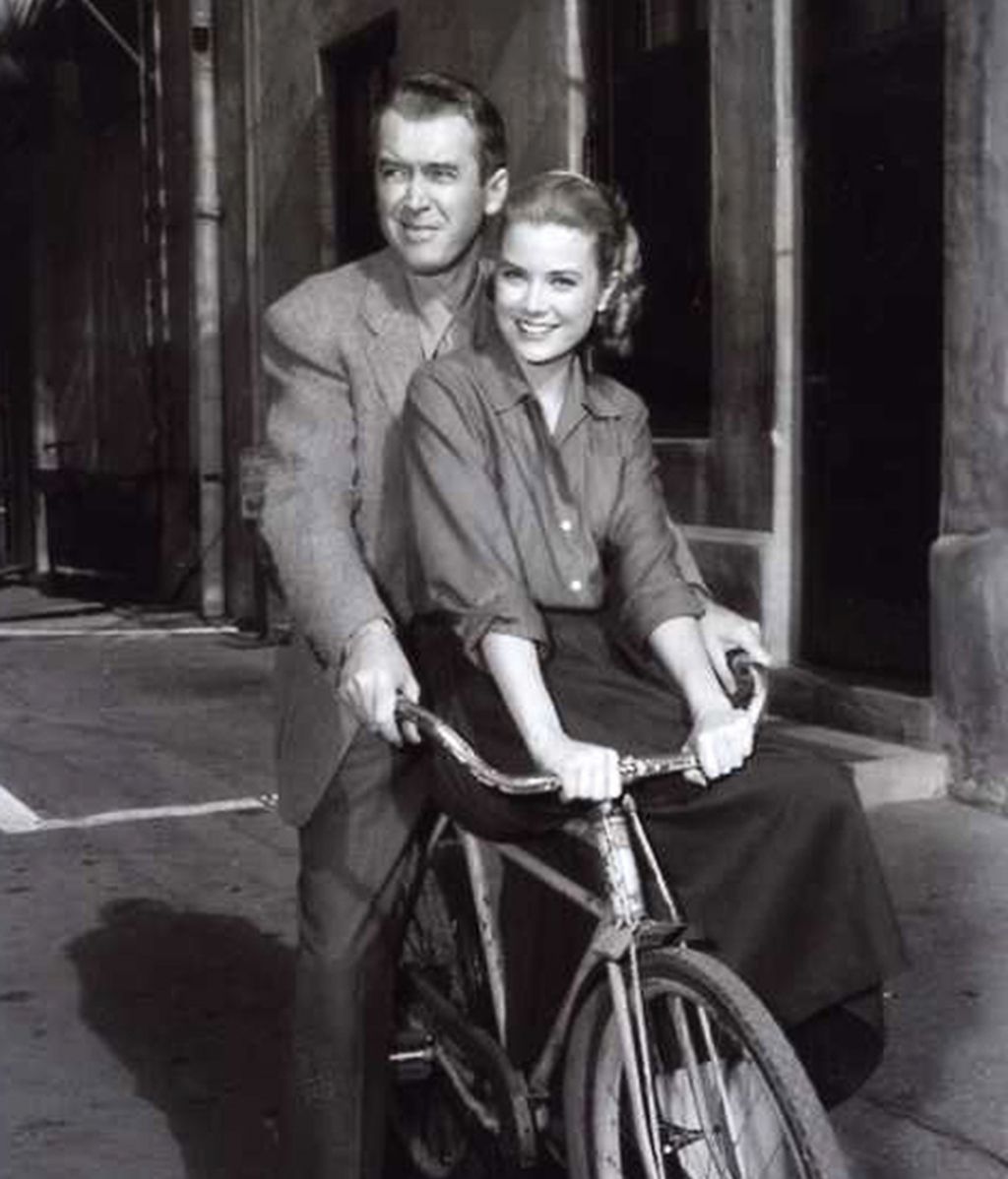 James Stewart y Grace Kelly