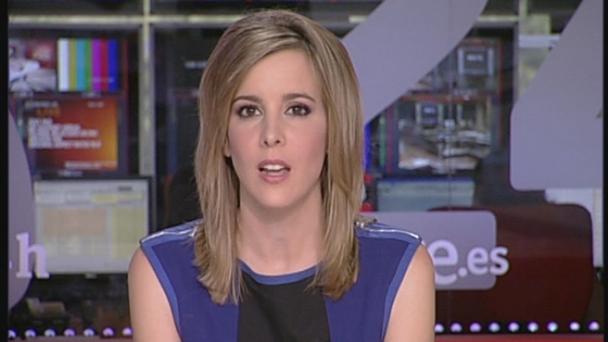 Ana Ibáñez, presentadora del Canal 24 horas de RTVE