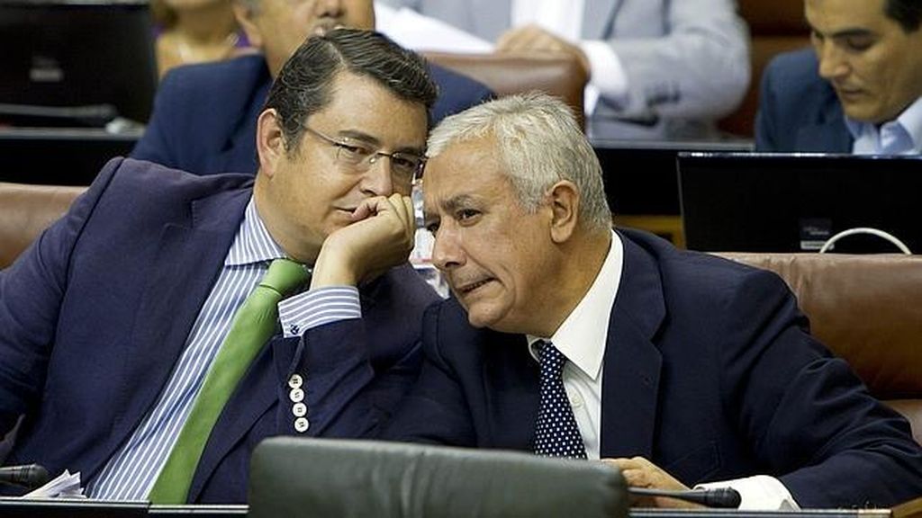 Javier Arenas y Antonio Sanz