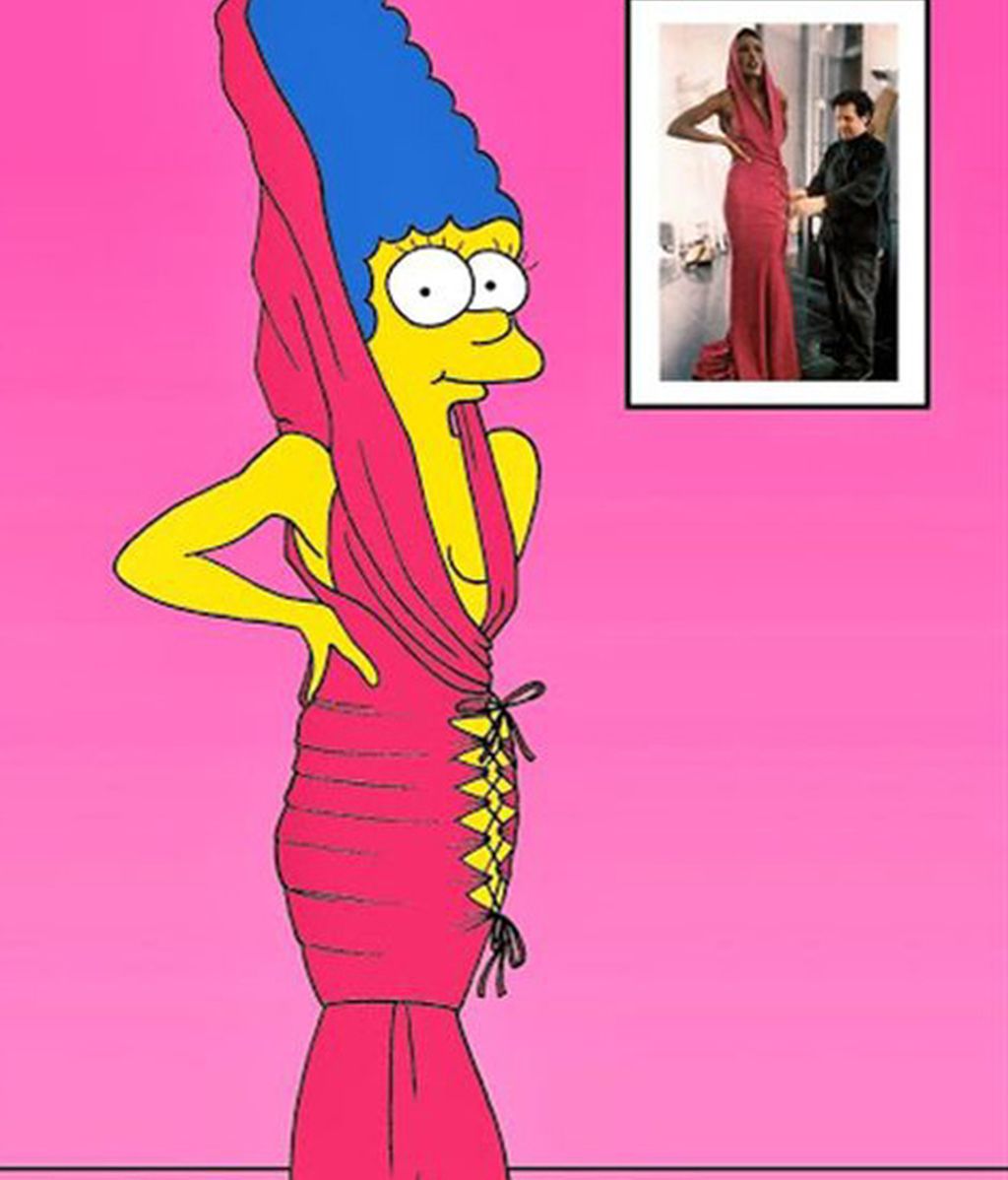 Marge Simpson, icono de moda