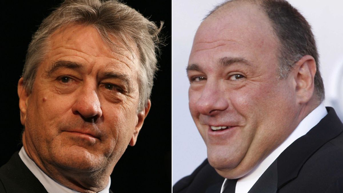 Robert De Niro y James Gandolfini
