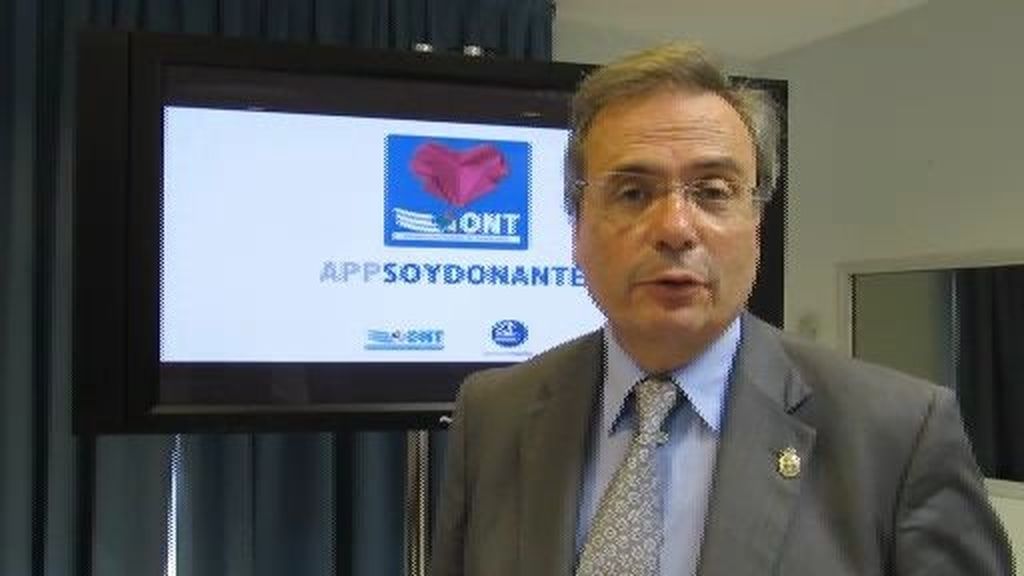 Dr. Matesanz: "Queremos que este logo se identifique con la frase: Quiero ser donante"