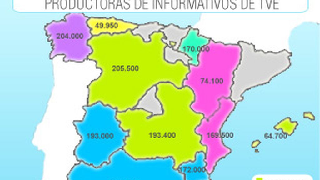 Las productoras de los informativos de TVE