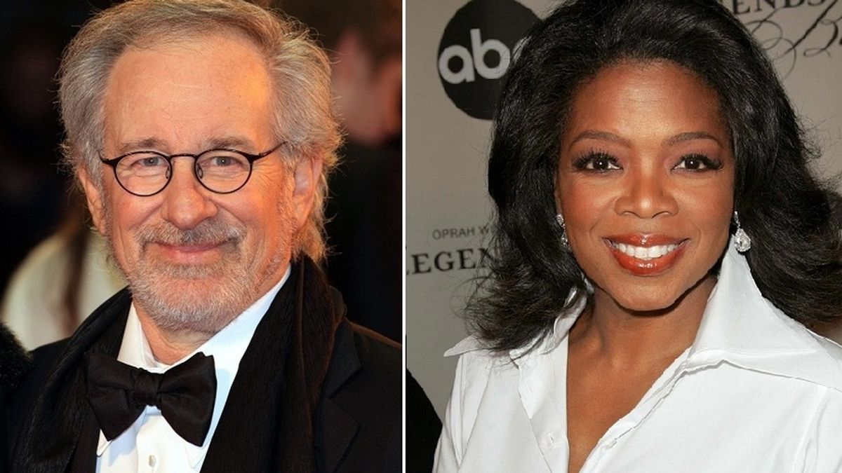 Steven Spielberg y Oprah Winfrey