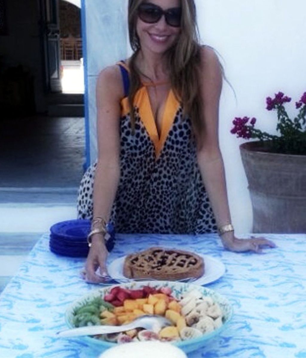 Sofía no se priva de nada, "Life is good!"