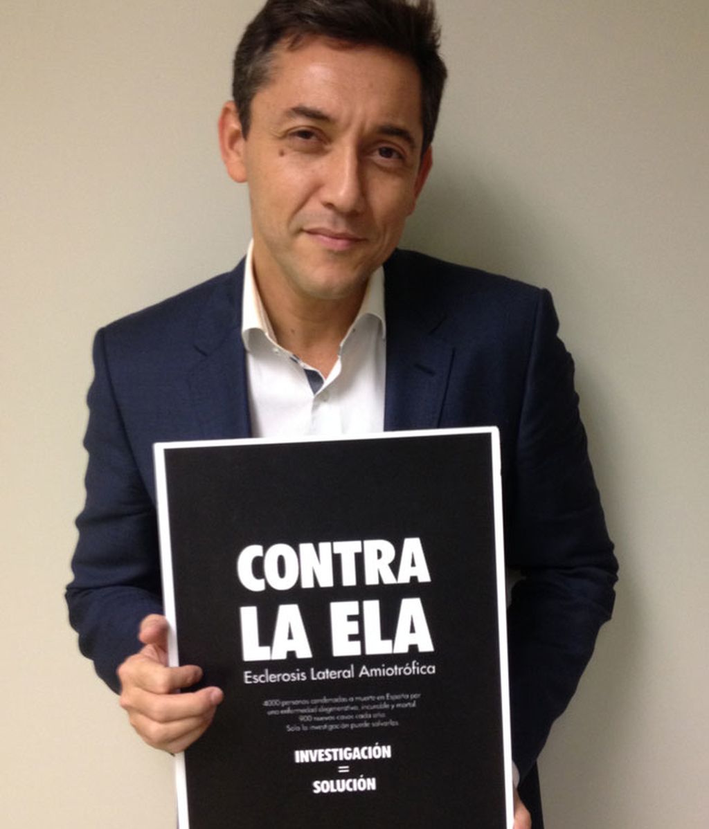 Las caras de los Informativos de Mediaset muestran su apoyo a los enfermos de ELA