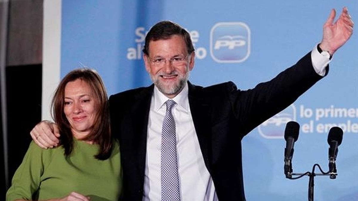 Rajoy y mujer