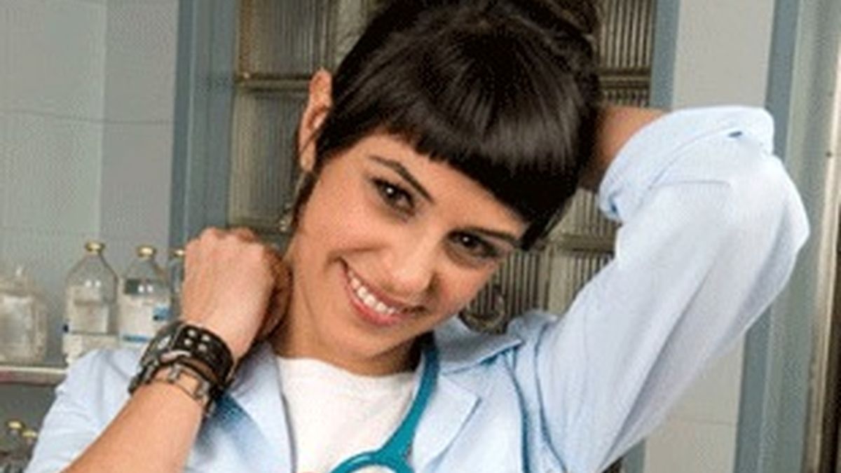 Sara Casasnovas, caracterizada como Jose en 'Hospital Central'.