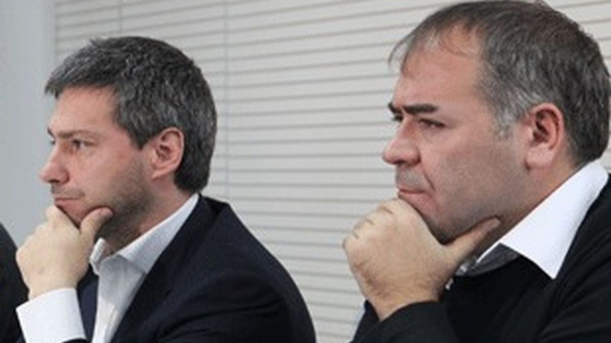 De izquierda a derecha, Giovanni Rier, consejero delegado de Publiseis, y Antonio G. Ferreras, director de La Sexta.