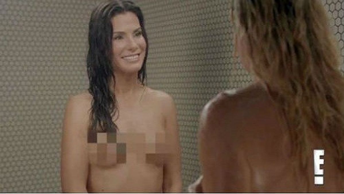 Sandra Bullock se desnuda en un programa de televisión