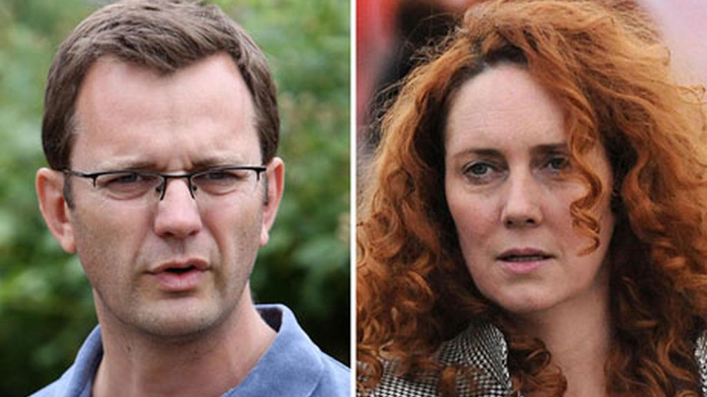 Andy Coulson y Rebekah Brooks