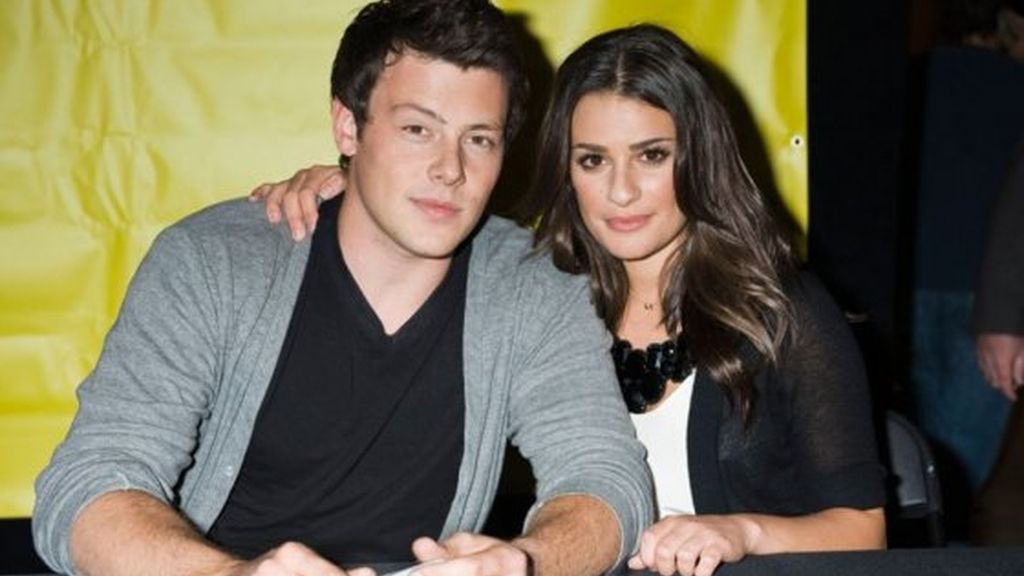 Lea Michele y Cory Monteith