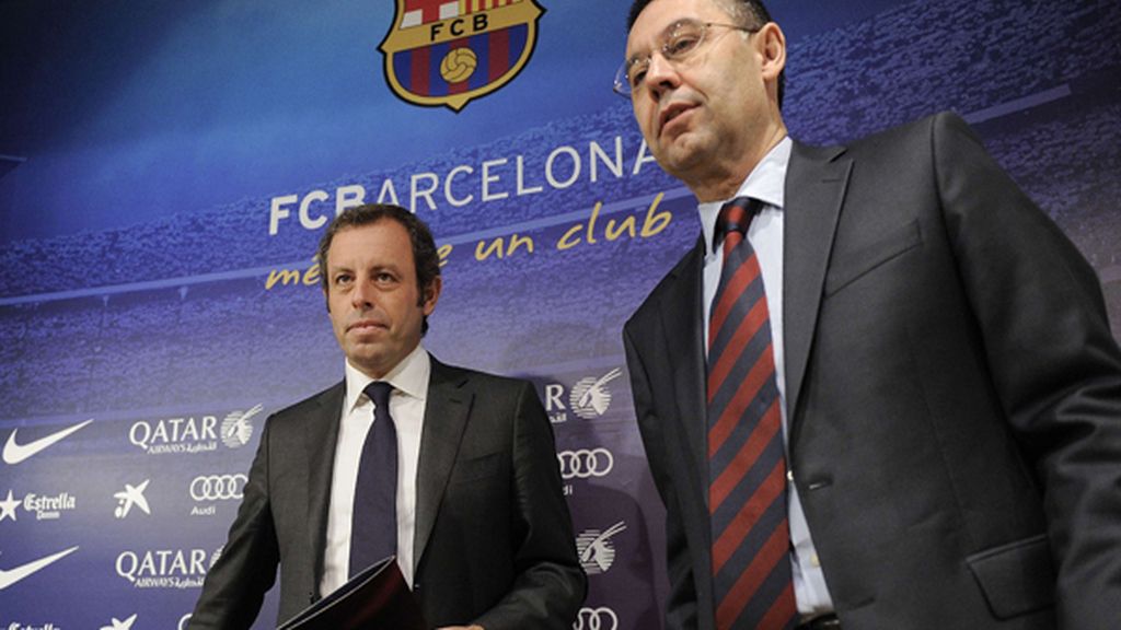 Sandro Rosell & Josep María Bartomeu