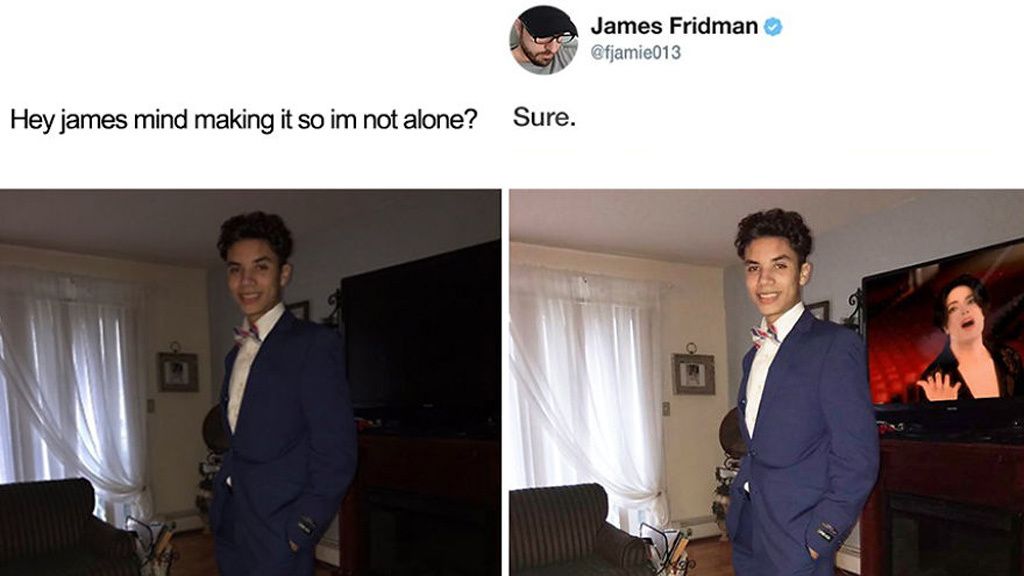 Piden a James Fridman que arregle sus fotos y el resultado les deja perplejos