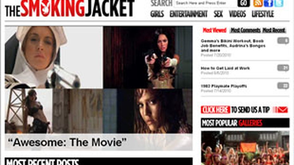 'The Smoking Jacket', nueva página web de la revista 'Playboy'.